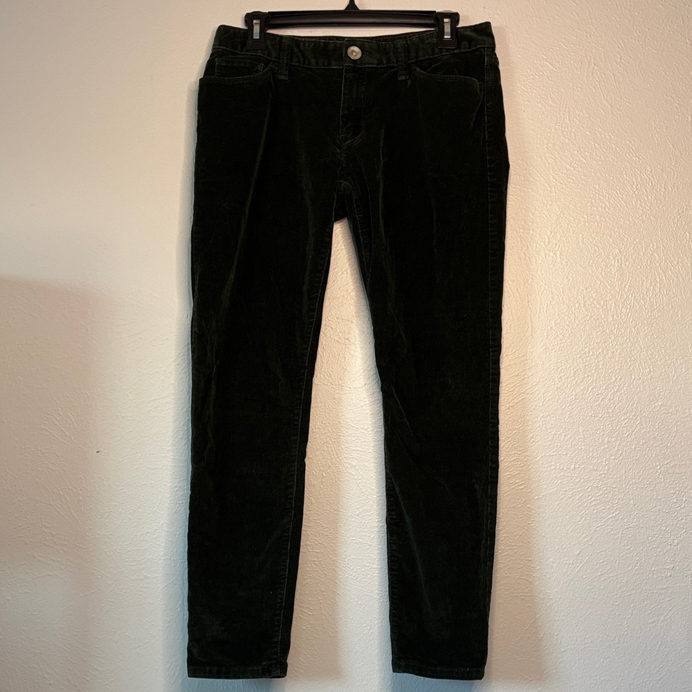 Banana Republic Dark Green Corduroy Pants